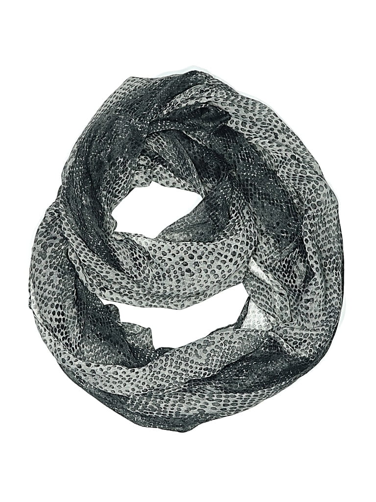 Pre-owned Assorted Brands Scarf In Gray