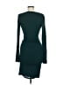 BCBGMAXAZRIA Solid Teal Cocktail Dress Size M - photo 2