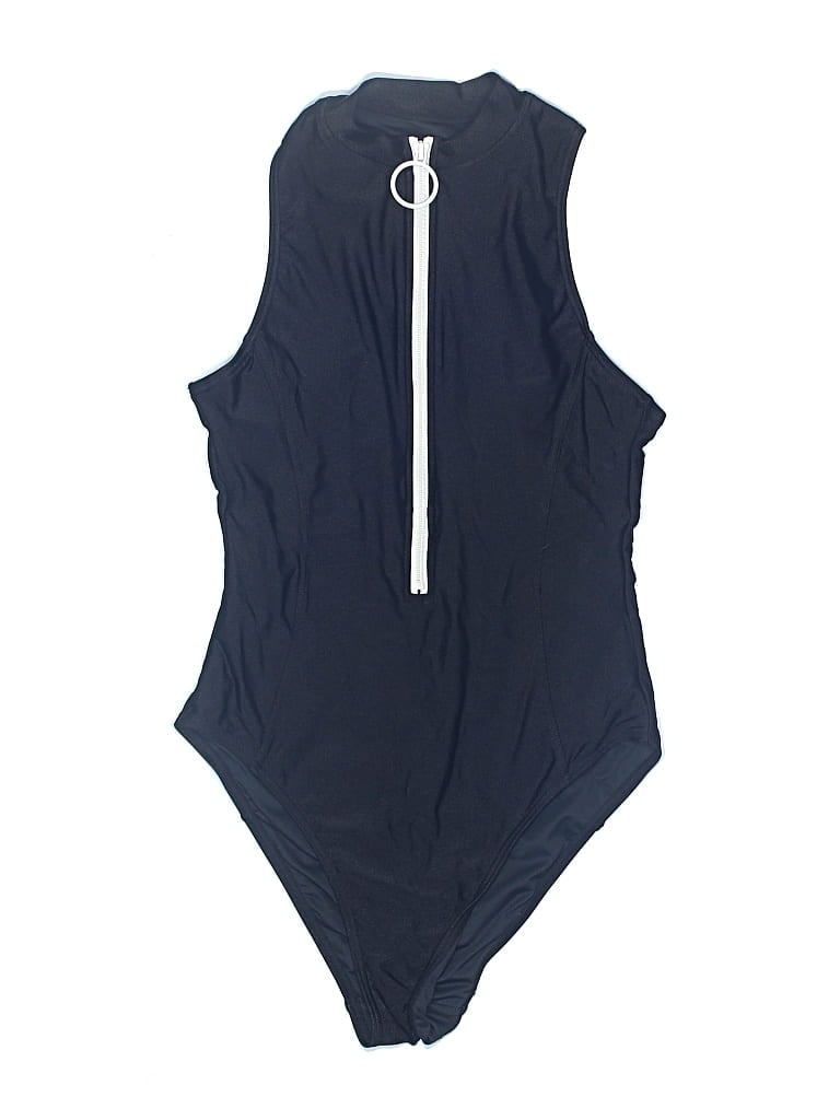 Pre-owned Charmo One Piece Swimsuit In Black