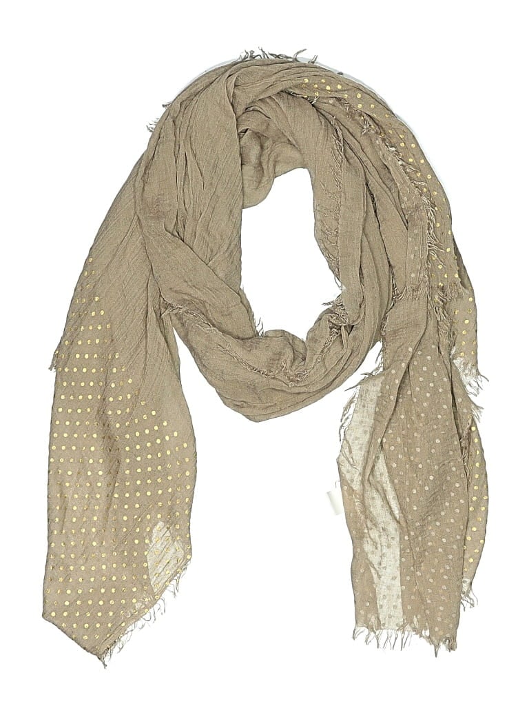 Pre-owned Assorted Brands Scarf In Brown
