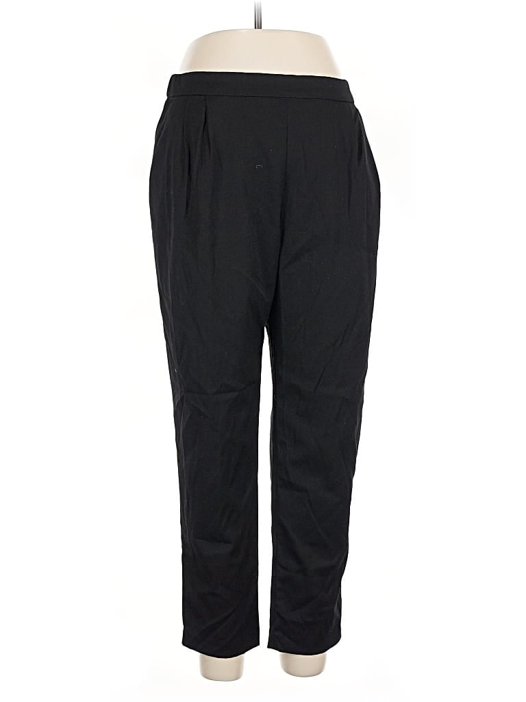 Pre-owned H&m Casual Pants In Black