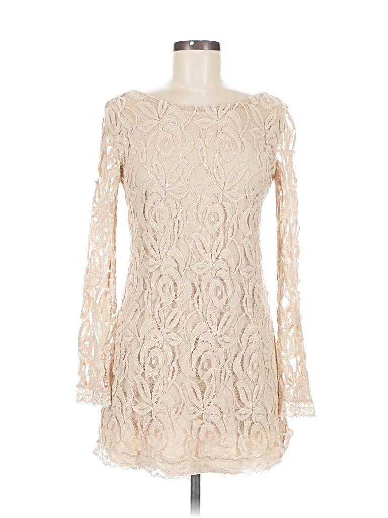 Pre-owned Fire Los Angeles Cocktail Dress In White