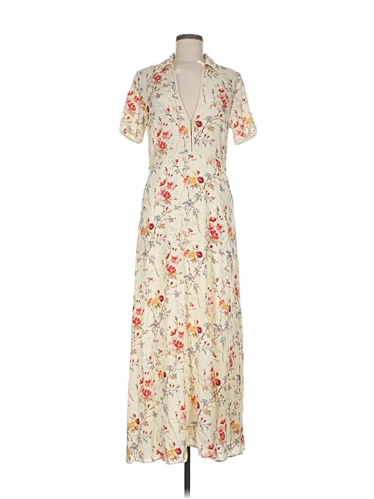 Click to view more detailed imagery on our partner's website Pre-owned Black Iris Casual Dress In White