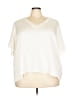 ModCloth Ivory Short Sleeve Blouse Size 4X - photo 1