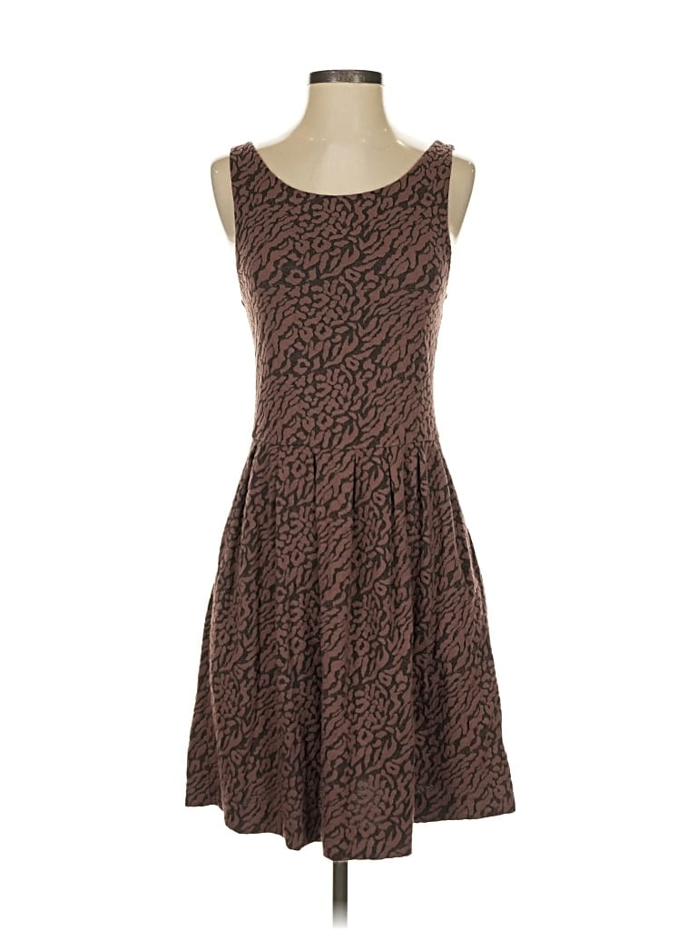Pre-owned Deletta Casual Dress In Brown