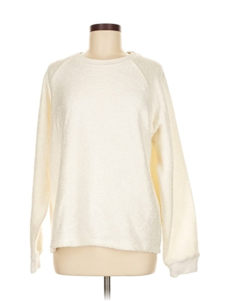 Click to view more detailed imagery on our partner's website Pre-owned Zara Sweatshirt In White