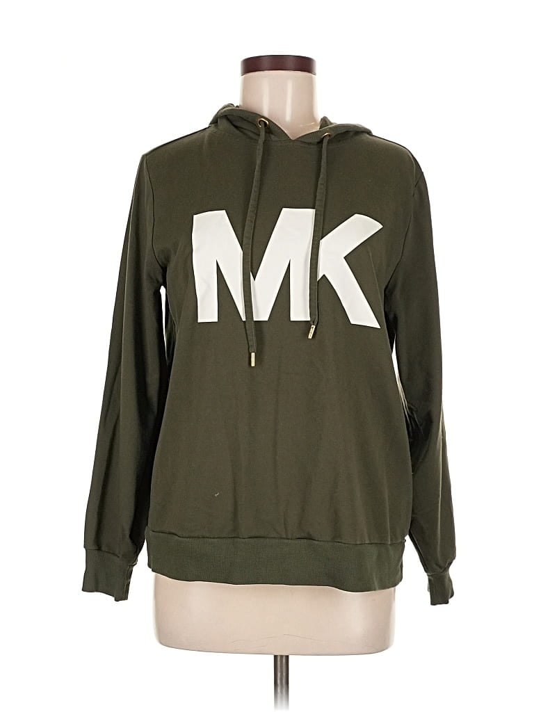 Pre-owned Michael Michael Kors Pullover Hoodie In Green