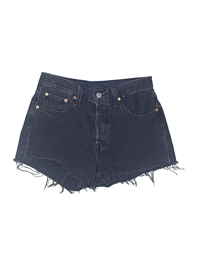 Click to view more detailed imagery on our partner's website Pre-owned Levi's Denim Shorts In Black
