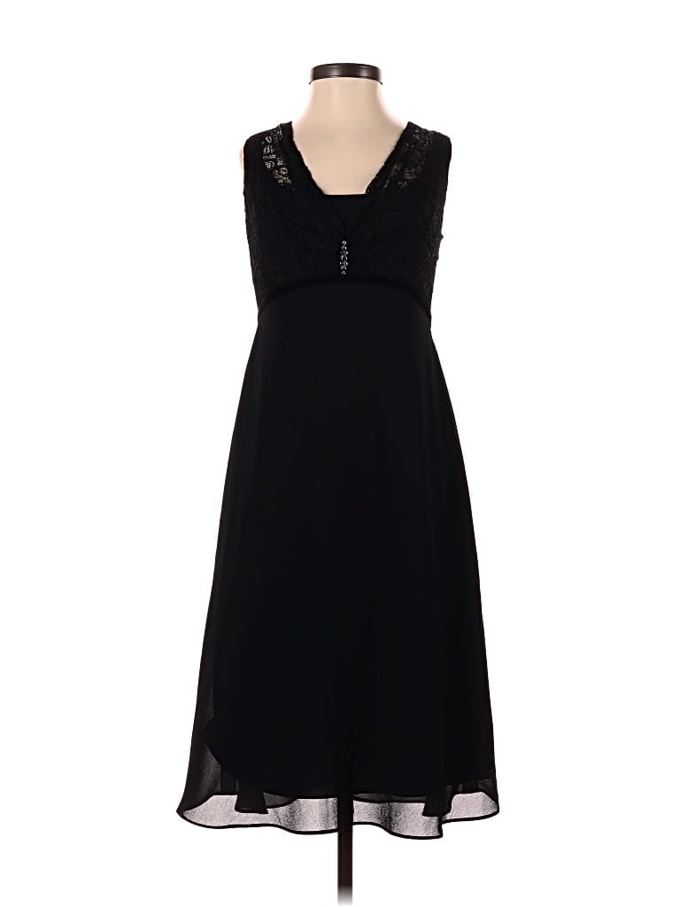 Pre-owned Evan Picone Cocktail Dress In Black