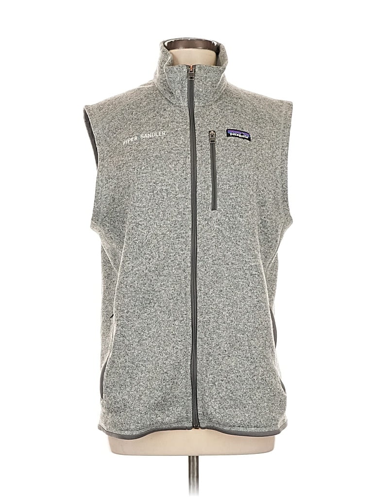 Pre-owned Patagonia Sweater Vest In Gray