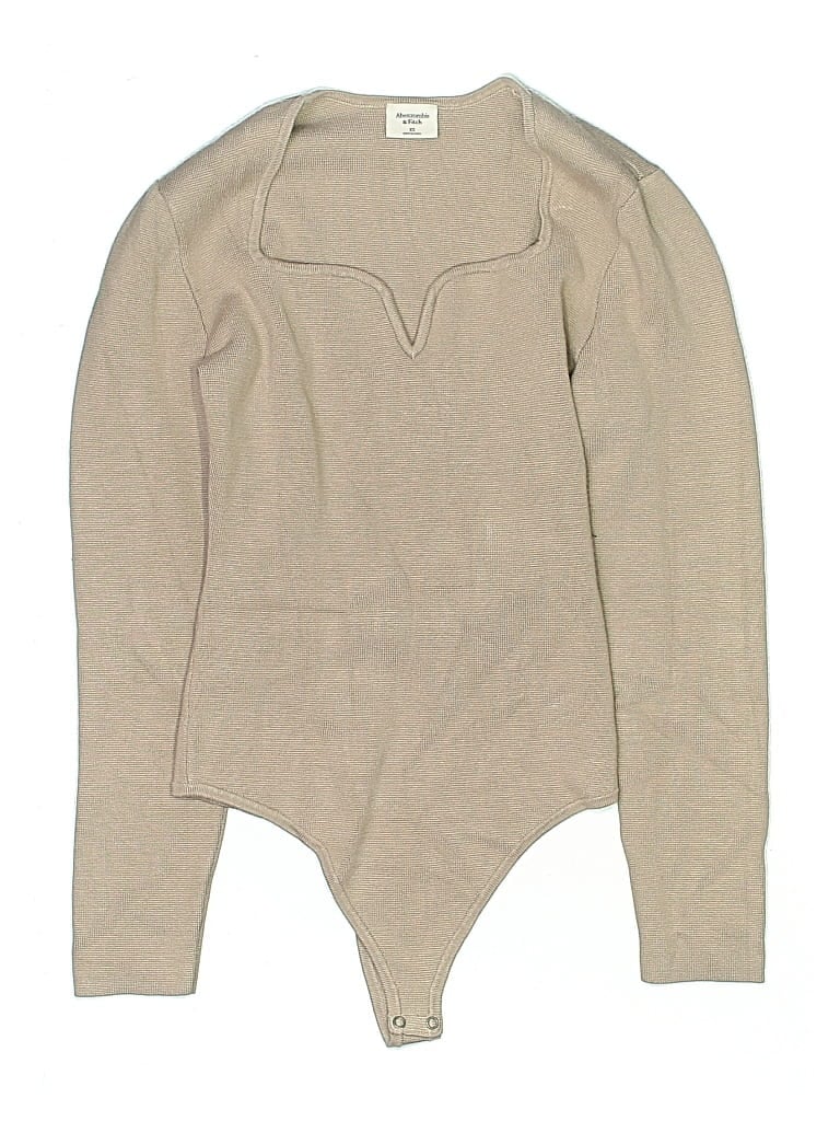 Pre-owned Abercrombie & Fitch Bodysuit In Brown