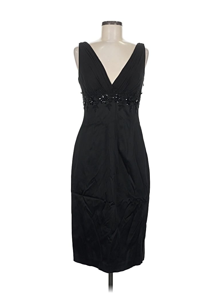 Pre-owned David Meister Cocktail Dress In Black
