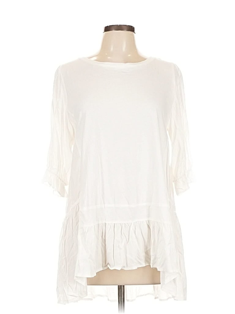 CHICWISH Pre-owned 3/4 Sleeve Blouse In White