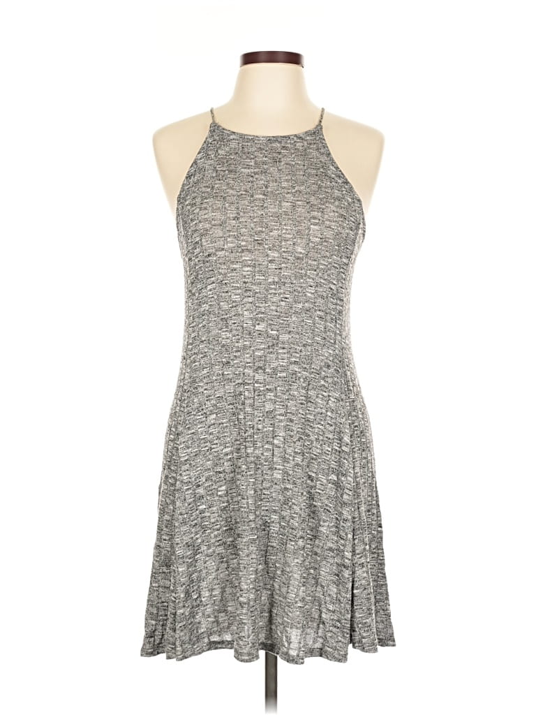 DEREK HEART Pre-owned Casual Dress In Gray