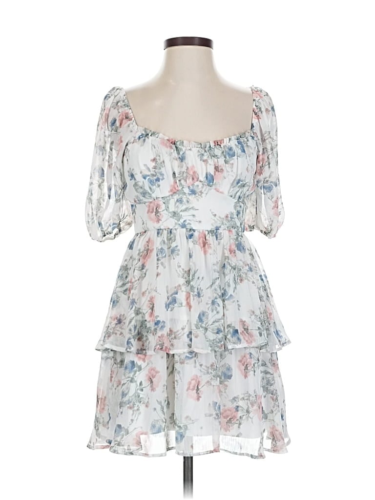 Pre-owned Altar'd State Cocktail Dress In White