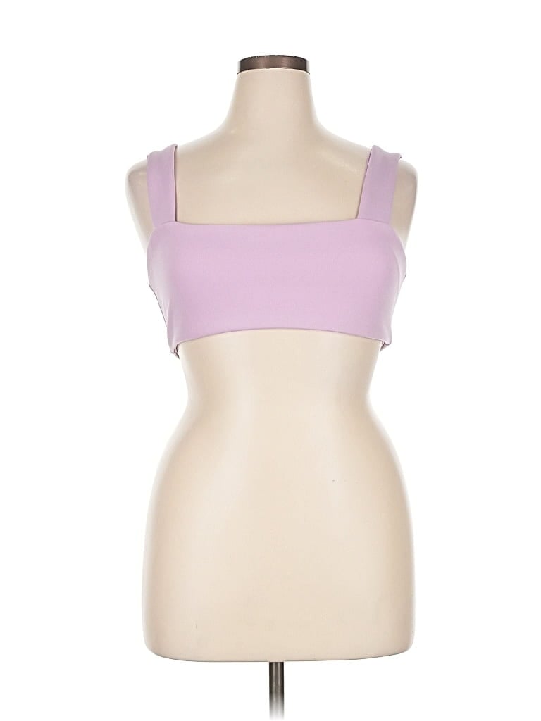 Pre-owned Superdown Tank Top Purple Strapless Neckline Tops