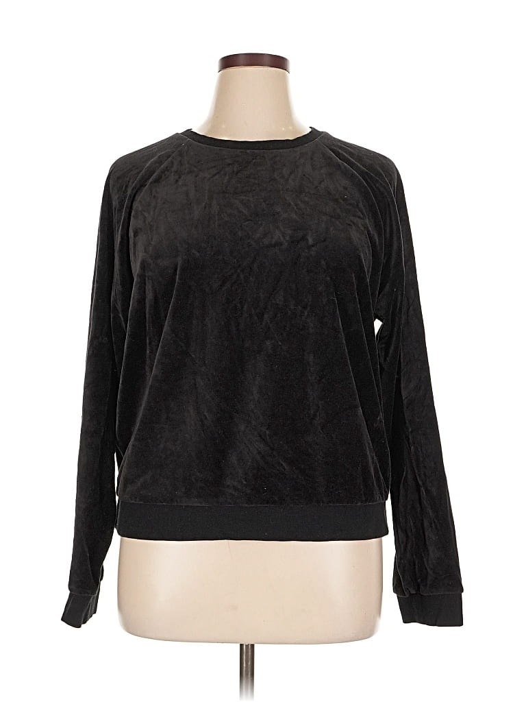 Pre-owned Gap Long Sleeve T-shirt In Black