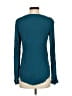 Numi Teal Long Sleeve Blouse Size XS - photo 2