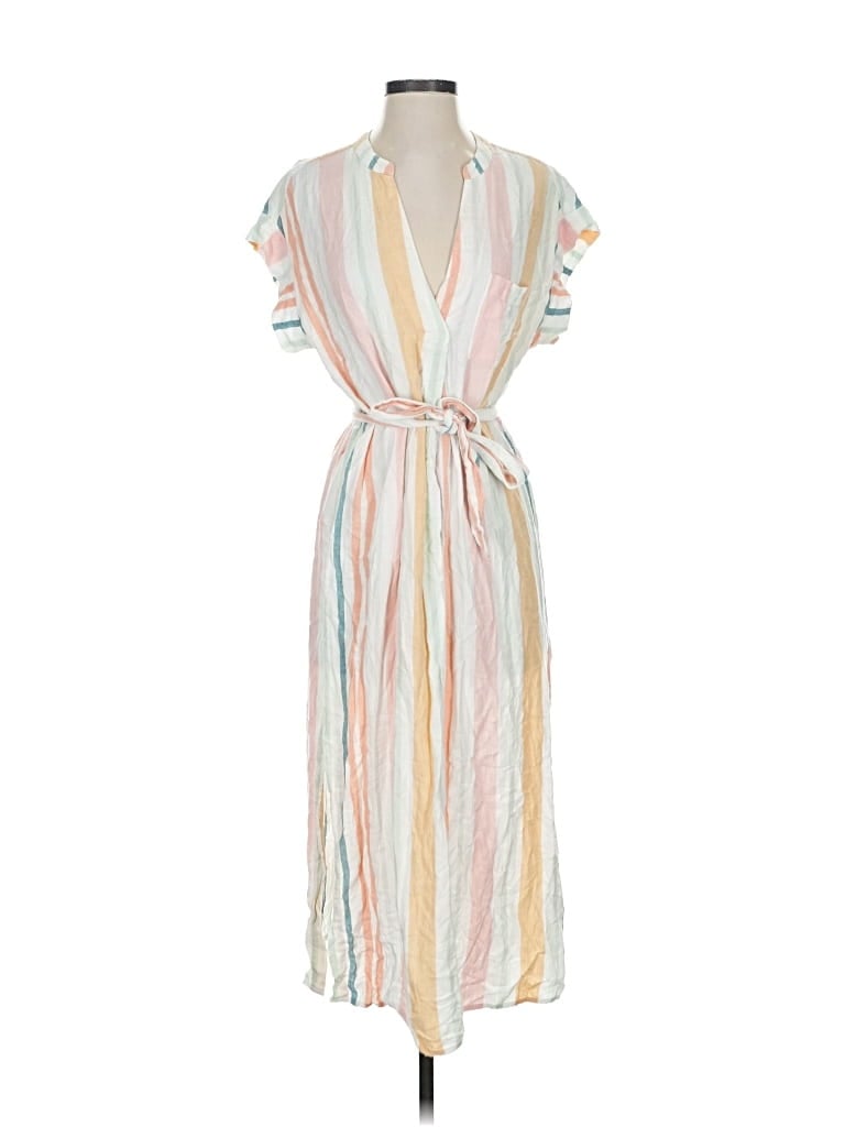 Pre-owned Rails Casual Dress In White