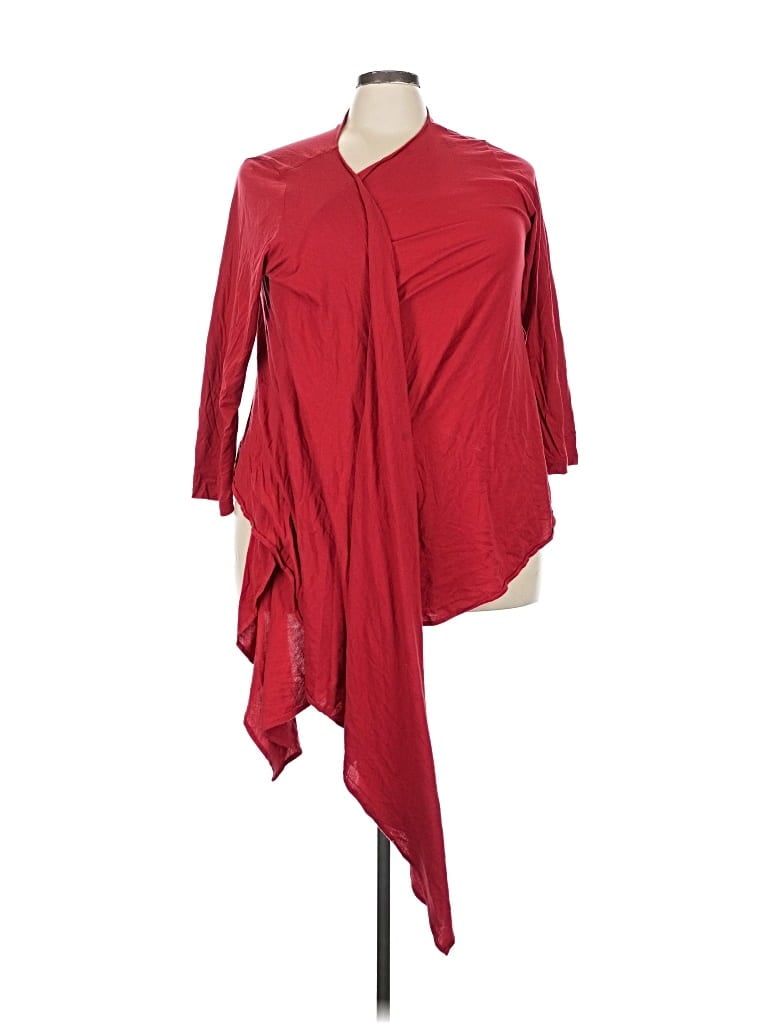 Pre-owned Alfani Cardigan Sweater In Red