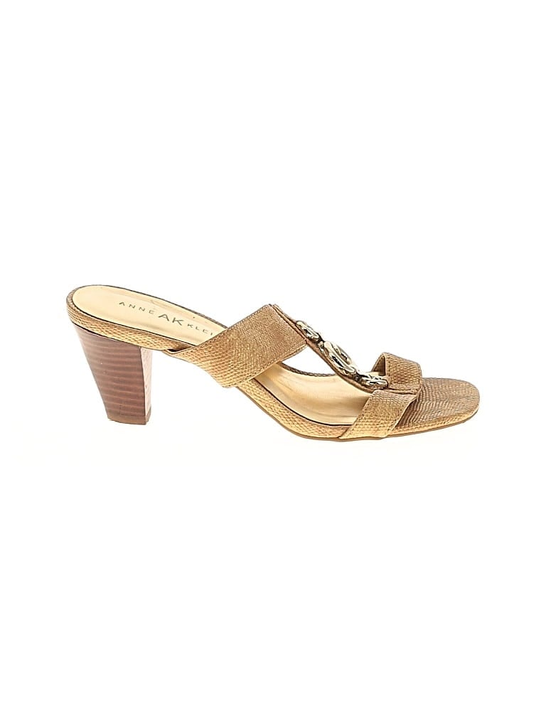 Click to view more detailed imagery on our partner's website Pre-owned Ak Anne Klein Heels In Gold