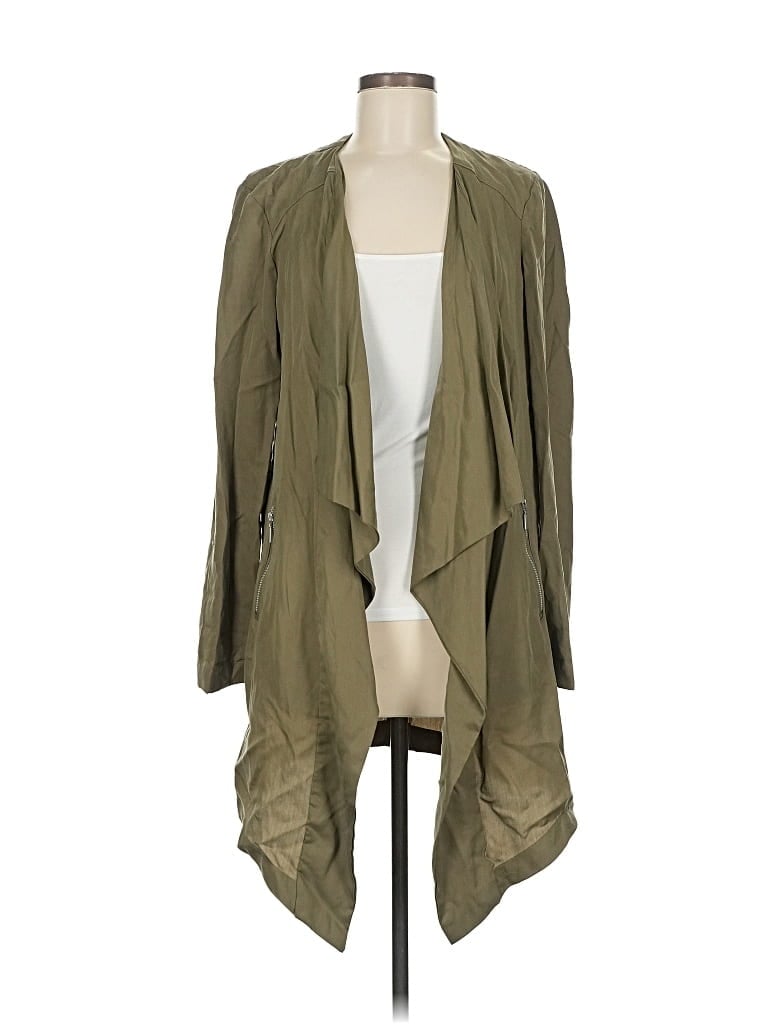 Pre-owned Nicole Miller Raincoat In Green