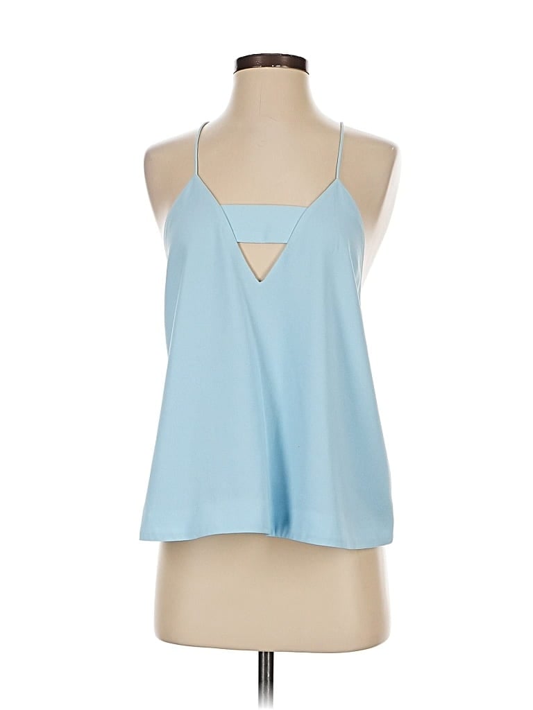 Pre-owned Finders Keepers Sleeveless Top Blue Halter Neckline Tops