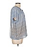 a.n.a. A New Approach 100% Polyester Blue Short Sleeve Blouse Size L (petite) - photo 4