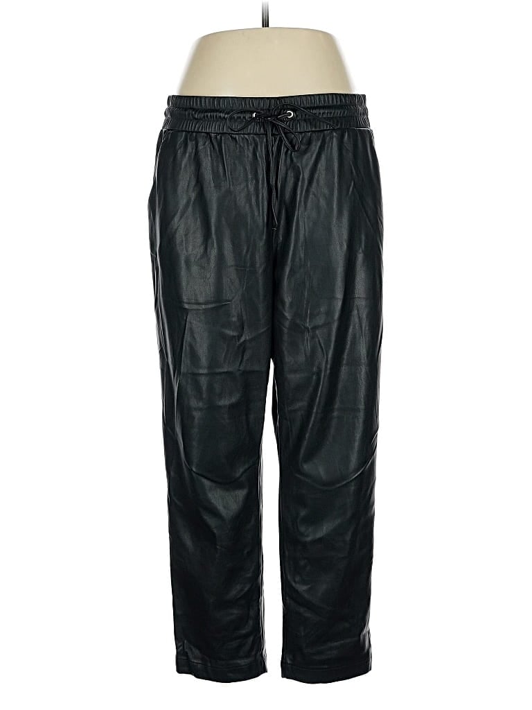 Pre-owned Ann Taylor Loft Track Pants In Black
