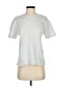 Zara Solid Silver Short Sleeve T-Shirt Size XS - photo 1