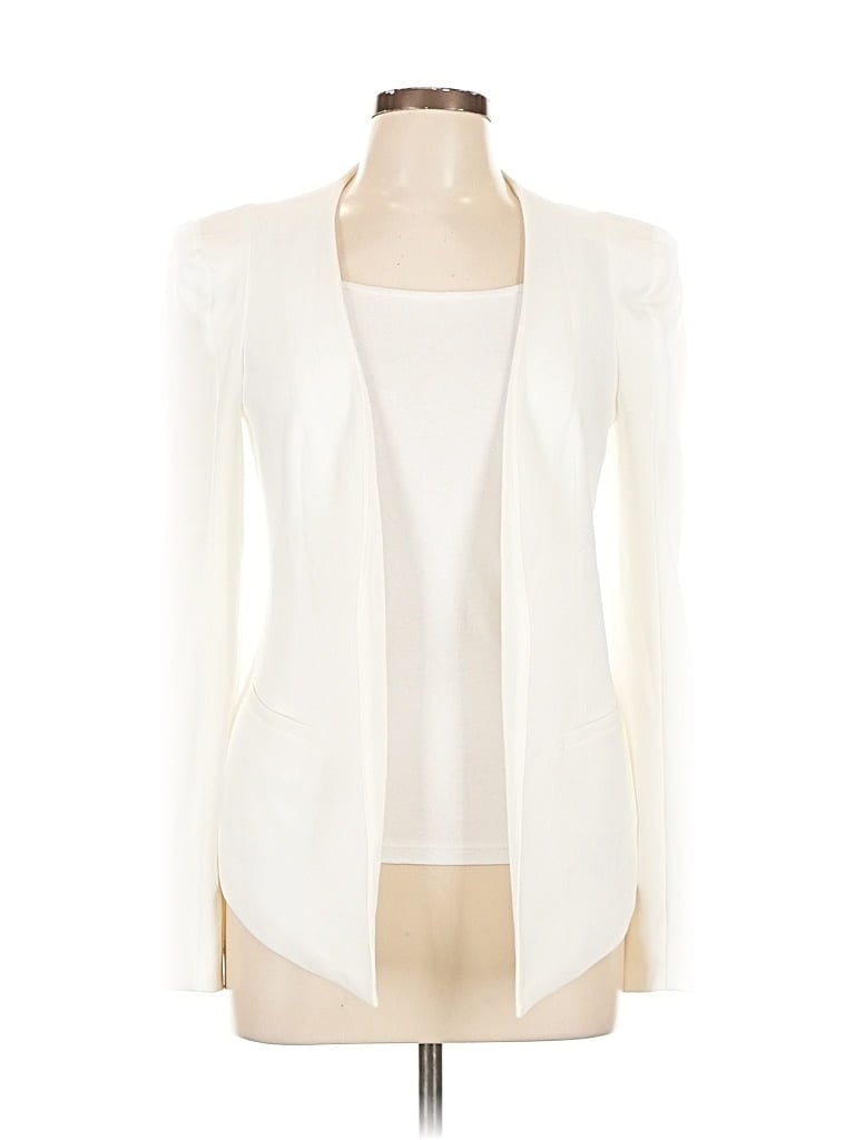 Pre-owned James Jeans Blazer Jacket In White
