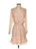 Joie 100% Polyester Solid Tan Casual Dress Size XS - photo 1