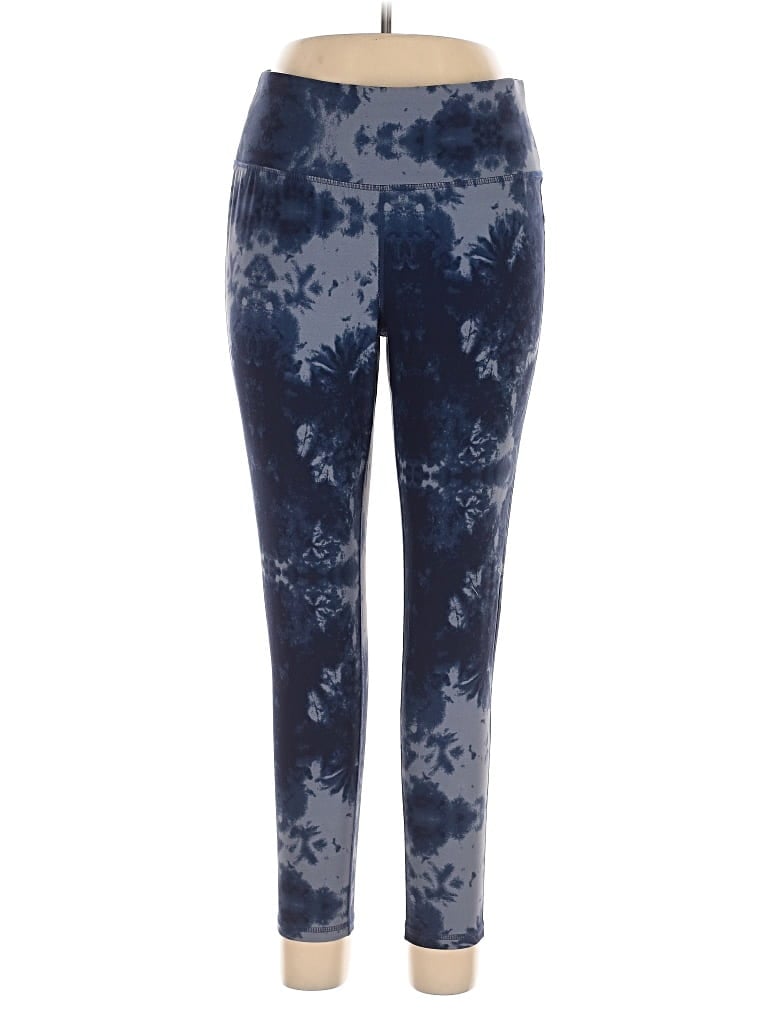 Pre-owned Livi Leggings In Blue