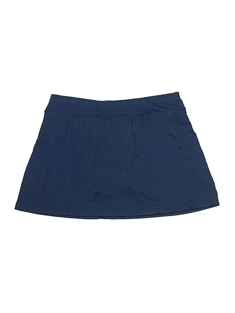 Pre-owned Lands' End Active Skort In Blue