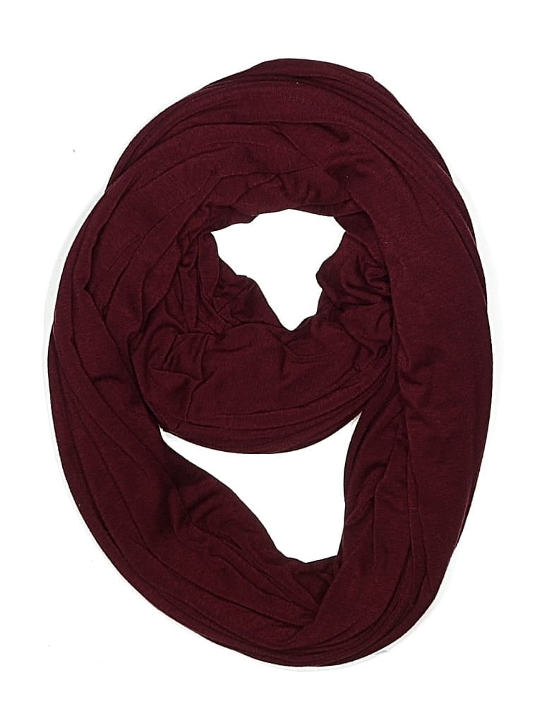 Pre-owned Unbranded Scarf In Burgundy