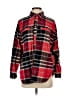 BDG Plaid Red Long Sleeve Button-Down Shirt Size S - photo 1