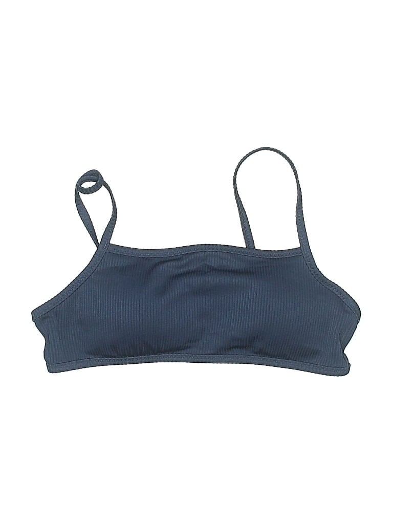 J.crew Factory Store Swimsuit Top Blue Swimwear