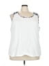Junonia 100% Cotton White Sleeveless Blouse Size 5X - photo 1