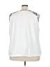 Junonia 100% Cotton White Sleeveless Blouse Size 5X - photo 2