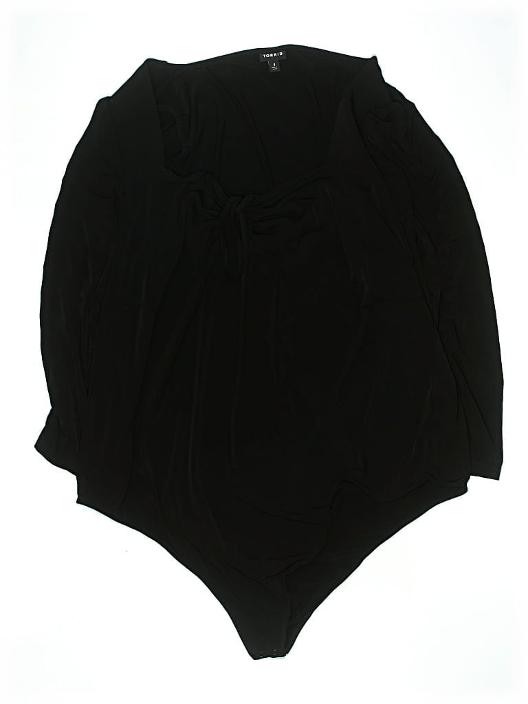 Pre-owned Torrid Bodysuit In Black