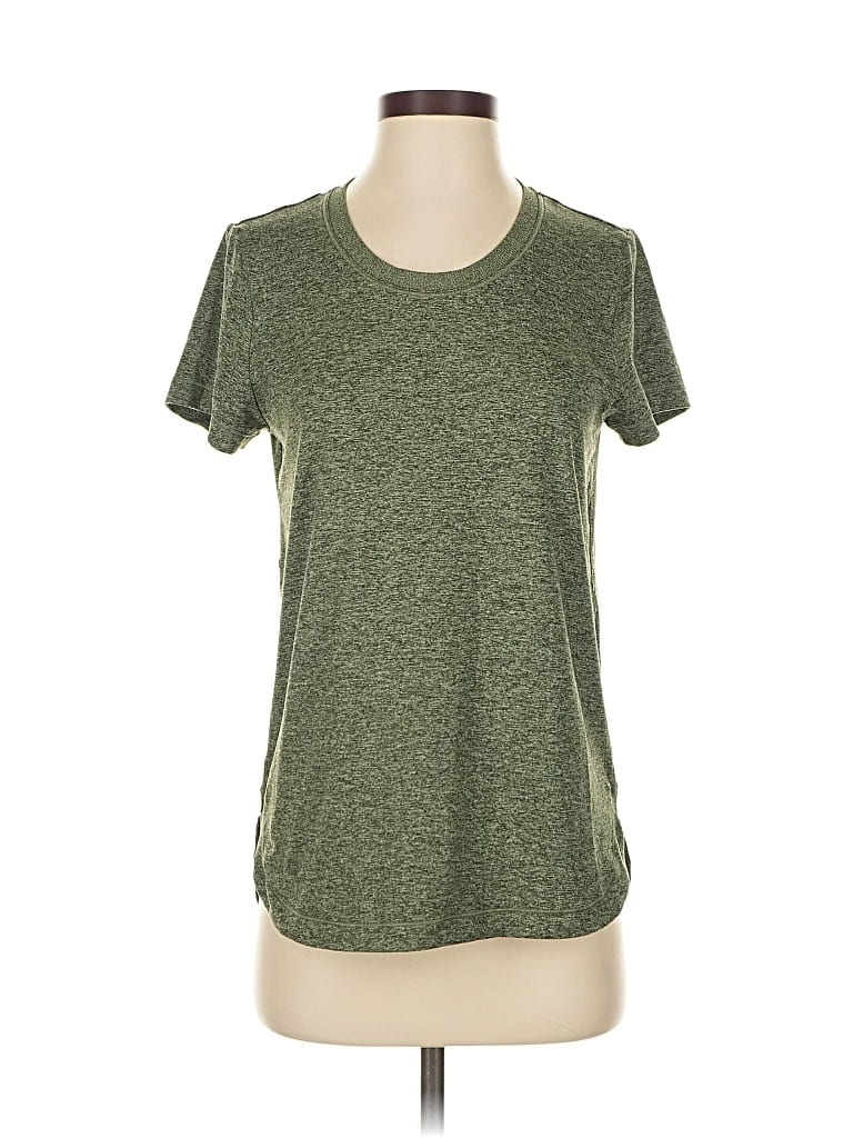 Pre-owned Athleta Active T-shirt In Green