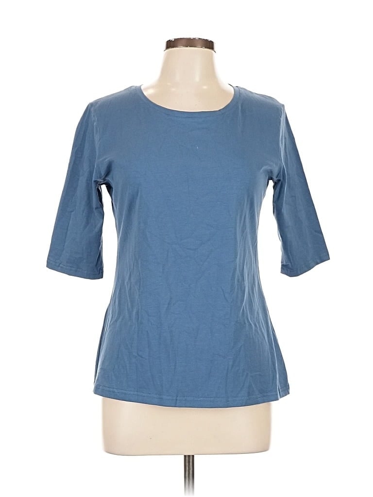 Pre-owned Unbranded Short Sleeve T-shirt In Blue