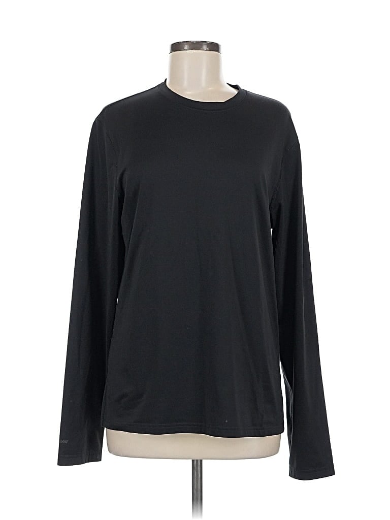 Pre-owned Xersion Long Sleeve T-shirt In Black