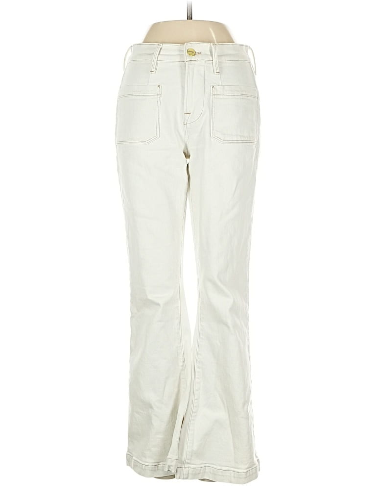 Pre-owned Frame Jeans In White