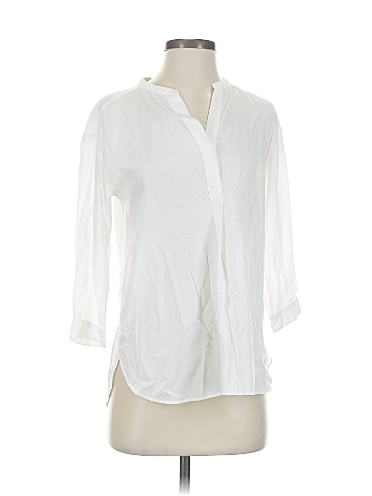 Click to view more detailed imagery on our partner's website Pre-owned Uniqlo 3/4 Sleeve Blouse In White