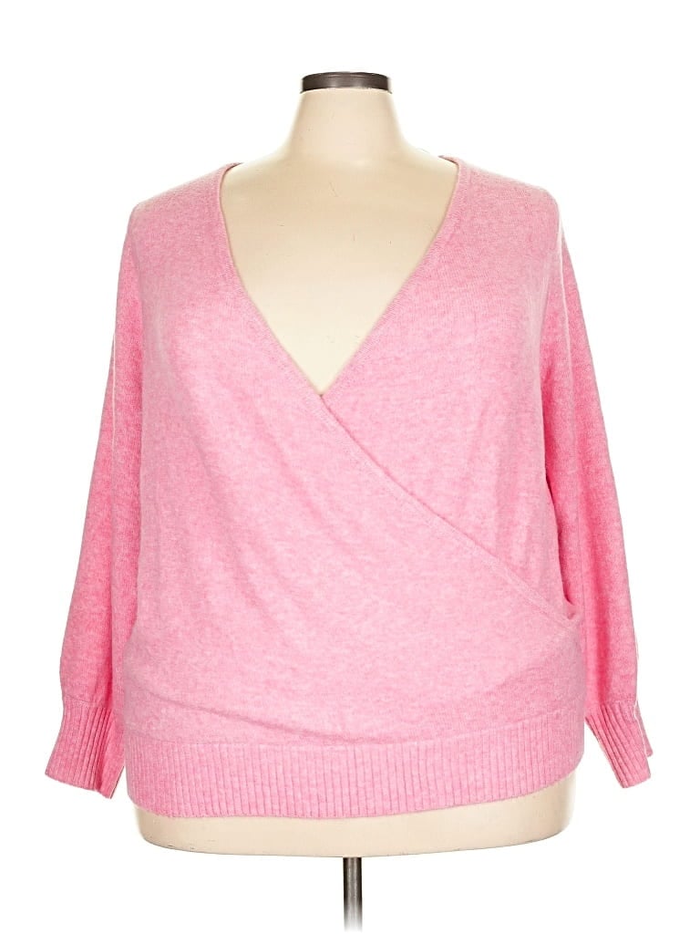 Pre-owned Torrid Pullover Sweater In Pink