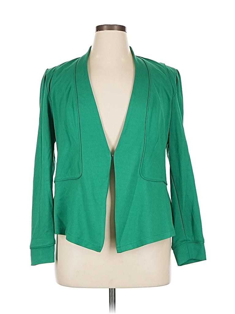 Pre-owned City Chic Blazer Jacket In Green