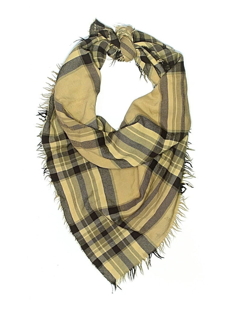 Pre-owned Unbranded Scarf In Brown