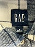Gap 100% Cotton Plaid Blue Long Sleeve Button-Down Shirt Size S - photo 7