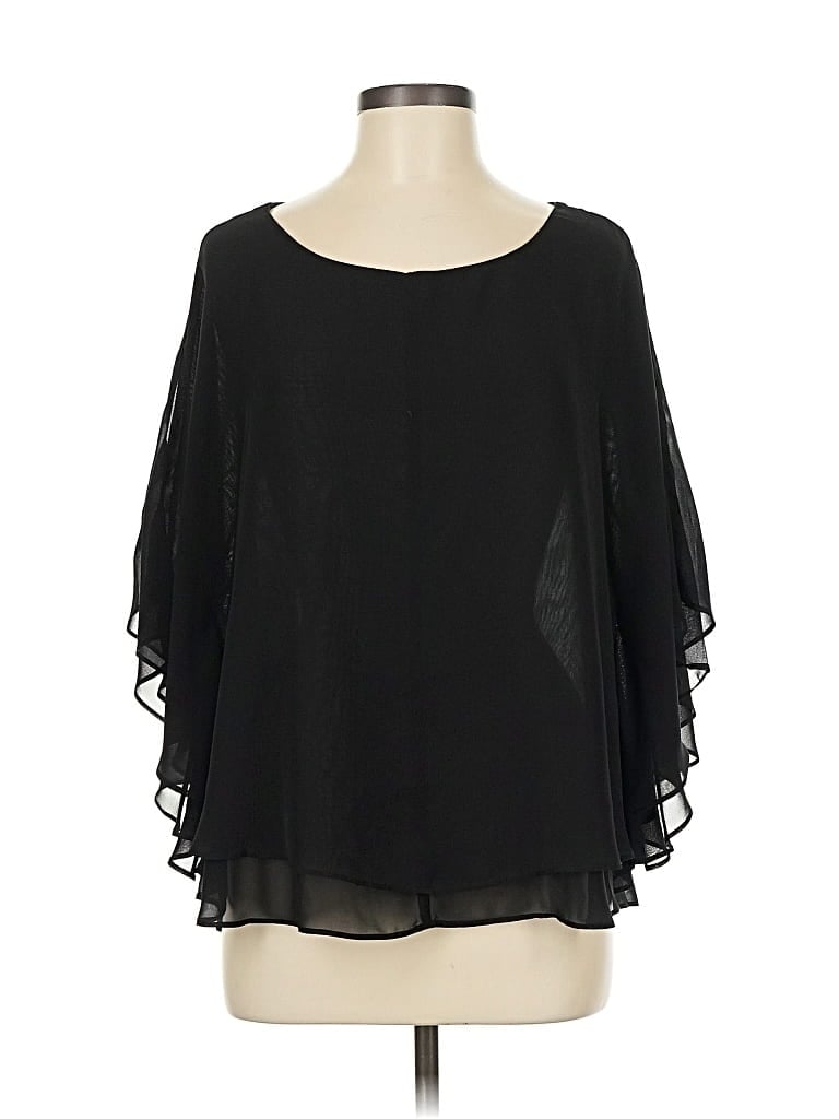 MILANO Pre-owned 3/4 Sleeve Blouse In Black